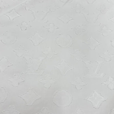 ルイヴィトン LOUIS VUITTON トップス コットン ホワイト ゴールド シャツ ブラウス モノグラム 半袖