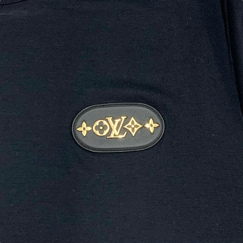 ルイヴィトン LOUIS VUITTON トップス コットン ブラック ゴールド Ｔシャツ モノグラム 半袖