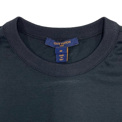 ルイヴィトン LOUIS VUITTON トップス コットン ブラック ゴールド Ｔシャツ モノグラム 半袖