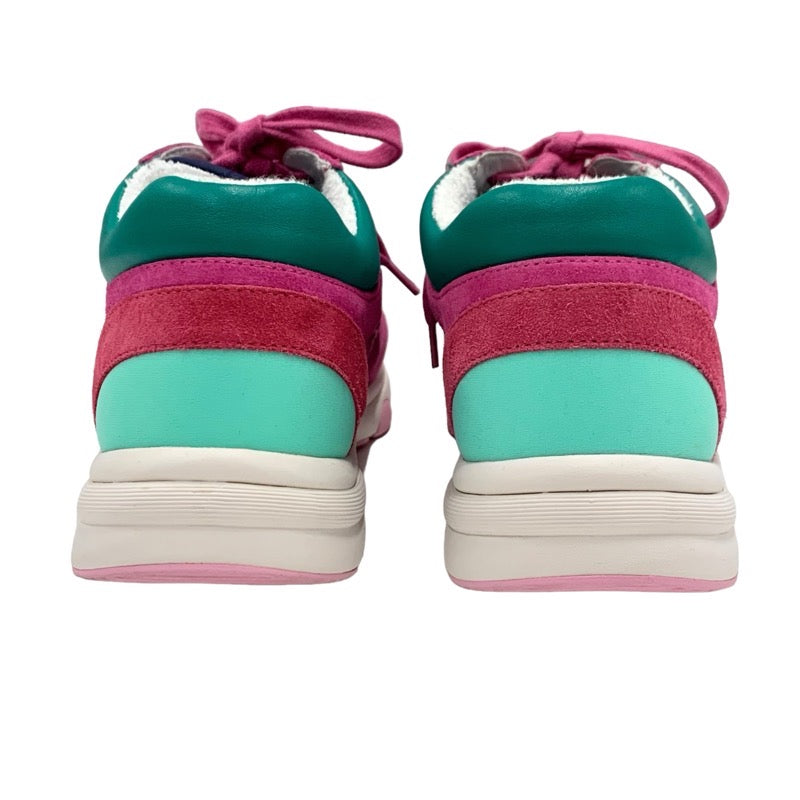 シャネル CHANEL スニーカー 靴 シューズ スエード ファブリック レザー ナイロン マルチカラー ココマーク パイル