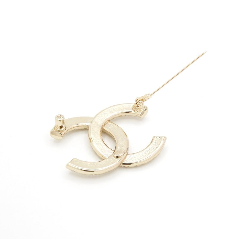 シャネル CHANEL ブローチ コサージュ ゴールド ココマーク ロゴ