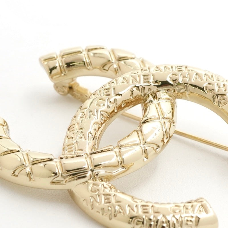 シャネル CHANEL ブローチ コサージュ ゴールド ココマーク ロゴ