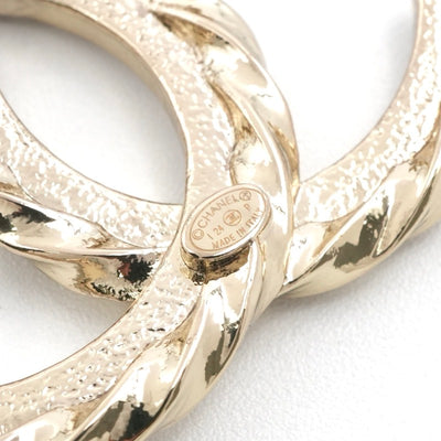 シャネル CHANEL ブローチ コサージュ ゴールド ココマーク ラインストーン