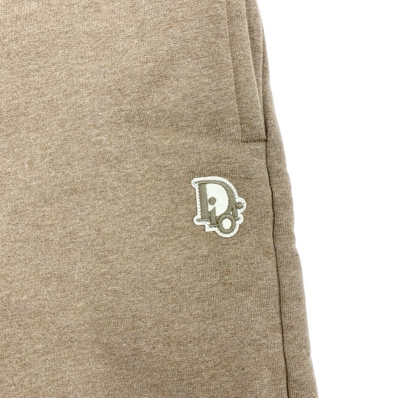 Christian Dior CHRISTIAN DIOR Bottoms Cotton Brown Logo Shorts Fleece-lined Men's