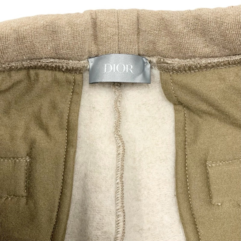 Christian Dior CHRISTIAN DIOR Bottoms Cotton Brown Logo Shorts Fleece-lined Men's