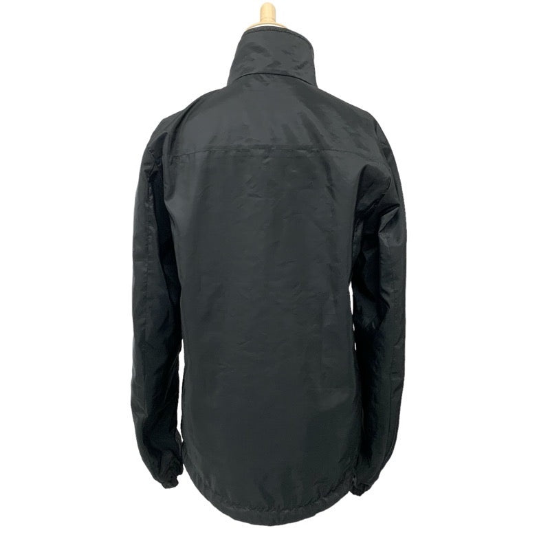 PRADA Outerwear Recycled Polyester Black Triangle Logo Plate Blouson Reversible Men's