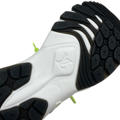 ルイヴィトン LOUIS VUITTON ラン55ライン モノグラム スニーカー 靴 シューズ ファブリック レザー ネオンイエロー 未使用 ロゴ