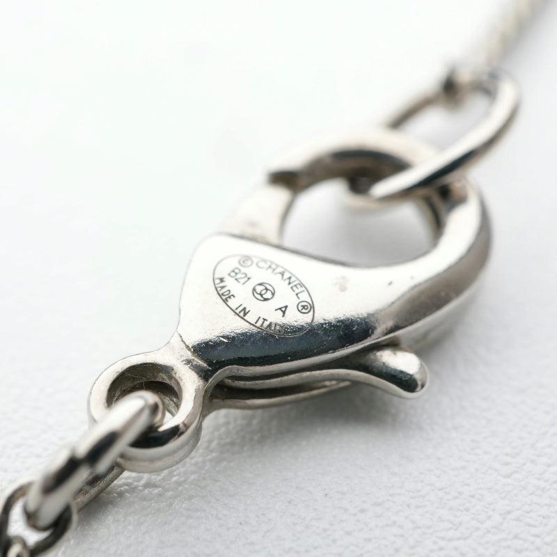 シャネル CHANEL ネックレス ペンダント チョーカー ゴールド シルバー ココマーク パドロック ラインストーン