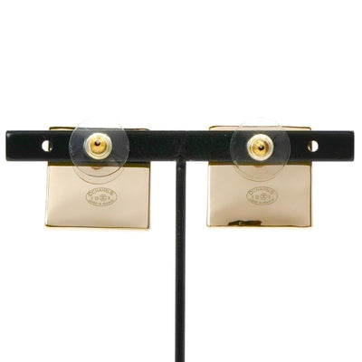 シャネル CHANEL ピアス イヤリング ゴールド ブラック ホワイト ココマーク スクエア