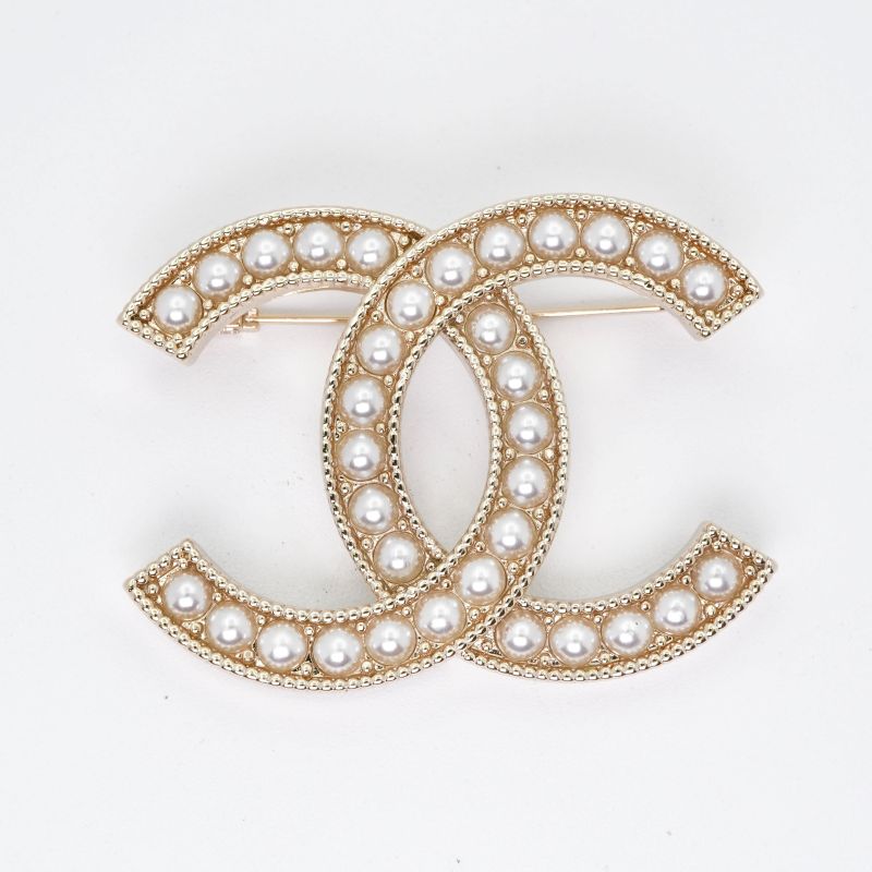 シャネル CHANEL ブローチ コサージュ ゴールド ココマーク
