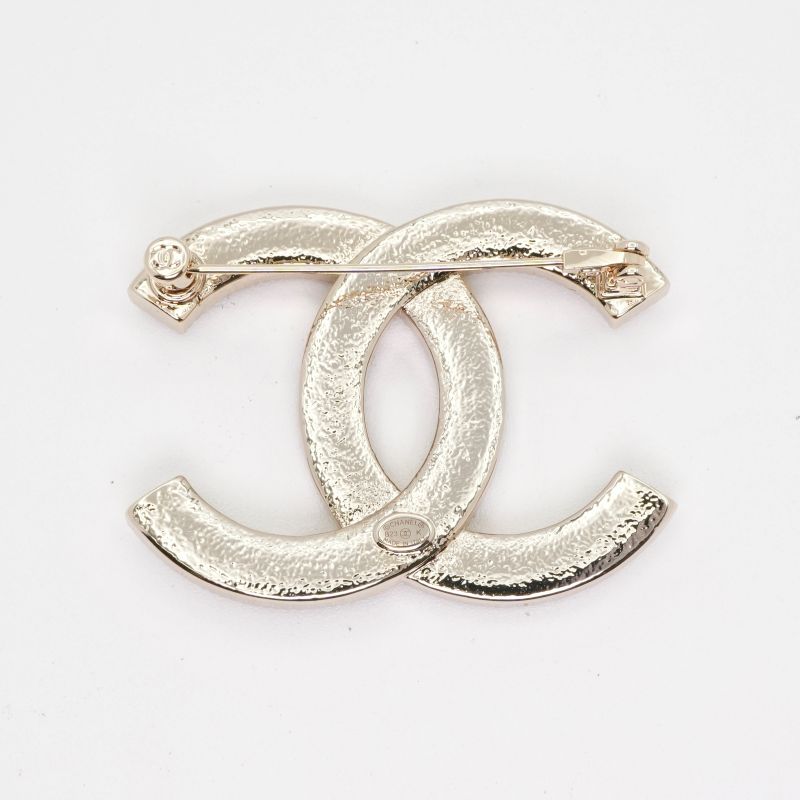 シャネル CHANEL ブローチ コサージュ ゴールド ココマーク