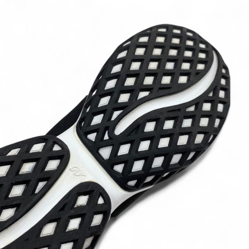 ロジェヴィヴィエ Roger Vivier ヴィヴラン スニーカー 靴 シューズ ファブリック ブラック ホワイト 黒 ストラスバックル ビジュー