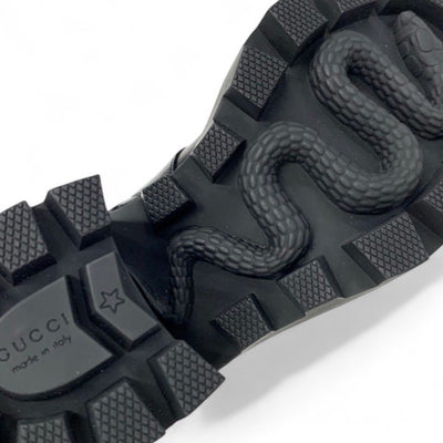 グッチ GUCCI GGスプリーム ブーツ ショートブーツ 靴 シューズ レザー ブラック ブラウン ゴールド ベルト ロゴ アンクルブーツ